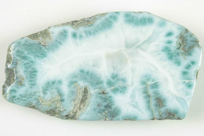 Polished, Sea-Blue Larimar Slab - Dominican Republic #202887